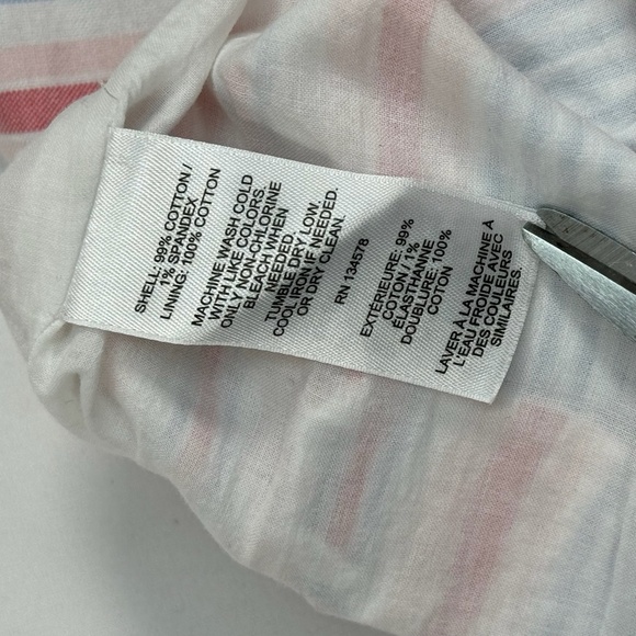 Vineyard Vines Sleeveless Jumpsuit Womens Size 6 Multi Color Stripe Tassel - Picture 4 of 12